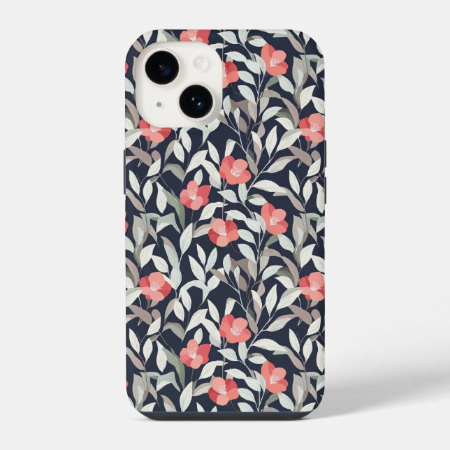 iphone floral pattern case (Back)