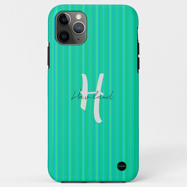 iPhone / iPad case 1950's Green  HAMbWG (Back)