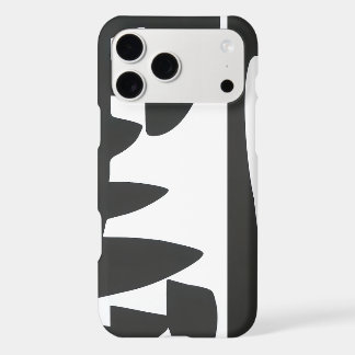 iPhone / iPad case black and white Abstract art