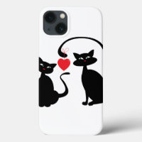 iPhone/iPad Case Cat Drawing