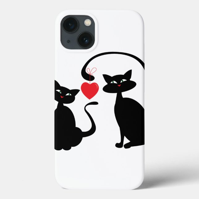 iPhone/iPad Case Cat Drawing (Back)