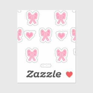 iPhone / iPad case Cute Pink Bows and Hearts Coque