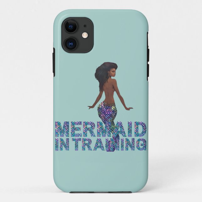 iPhone / iPad case Mermaid in Training (Back)