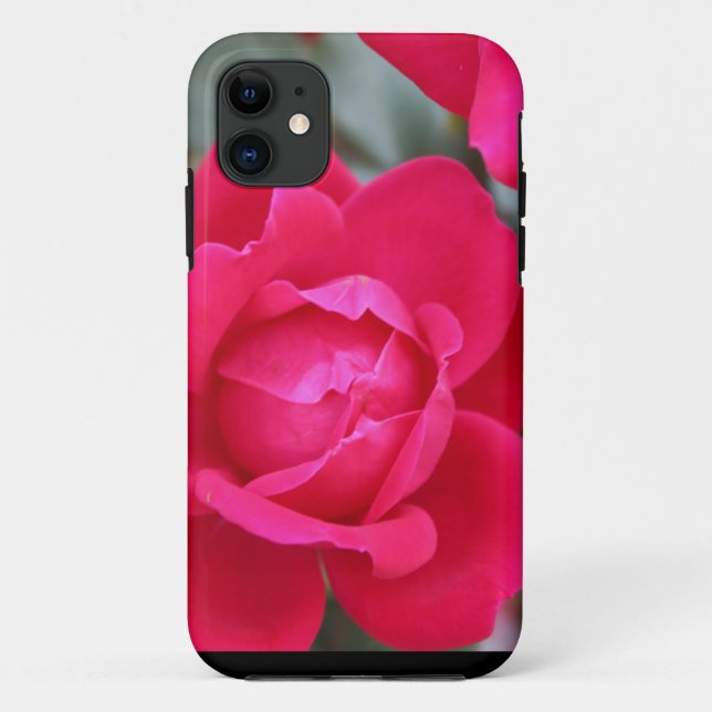 iPhone / iPad case red rose design (Back)