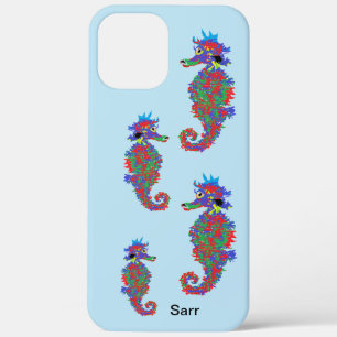 iPhone / iPad case : Seahorses