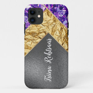 iPhone / iPad case Sparkling Glitter Silver 