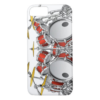 iPhone/iPad Case with Drum Set Design