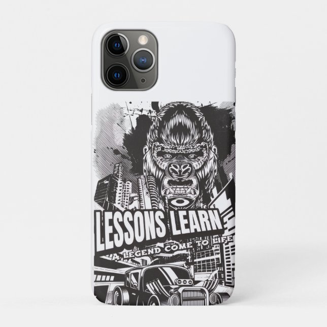 iPhone LEGENDARY GORILLA LESSONS LEARN CASE (Back)