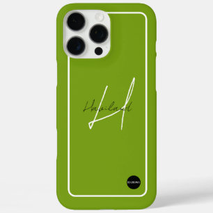 iPhone Modern Cell Phone Case w/ Name HAMbyWG