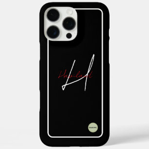 iPhone Modern Cell Phone Case w/ Name HAMbyWG