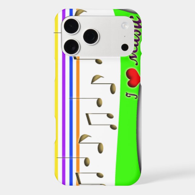 iPhone Musical Note Case (Back)