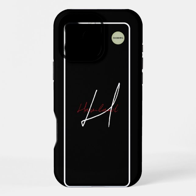 iPhone or Samsung Cell Phone Case w/ Name HAMbyWG (Back)