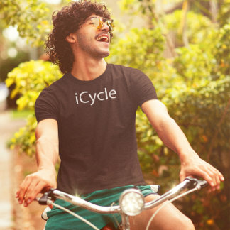 Iphone Parody Cool Funny Cycling T-Shirt