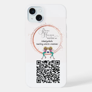 iphone Personalised Logo QR Code 15 Plus Case