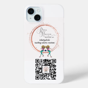 iphone Personalized Logo QR Code iPhone 15 Mini Case