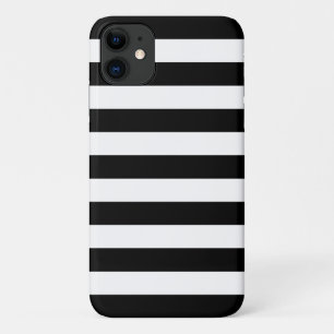 iPhone, Plus or Pro Case - Black & White Stripes