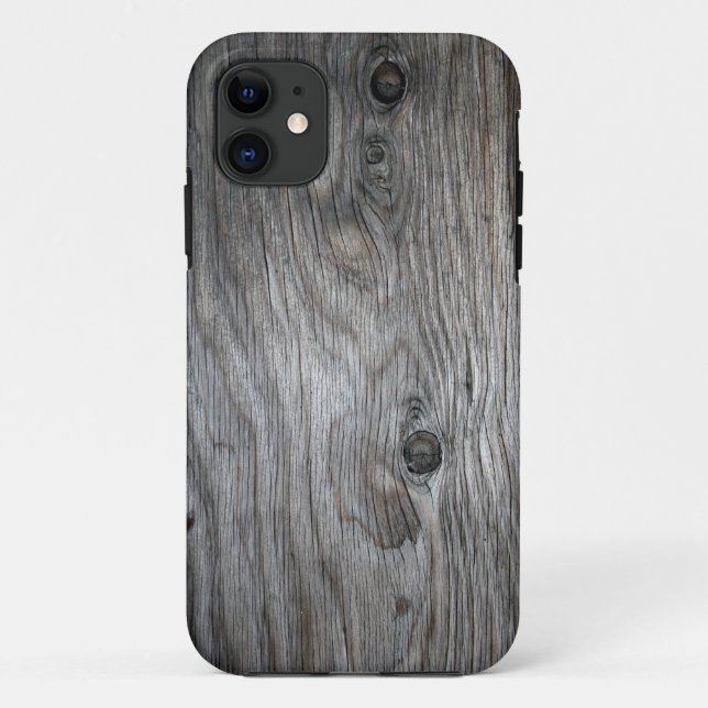 IPhone weathered wood case (Back)