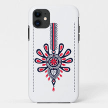 iphone with polish pattern - parzenica