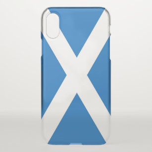 iPhone X deflector case with flag Scotland, UK