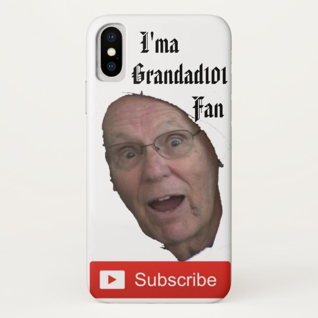 Iphone X Grandad101 Case (Back)