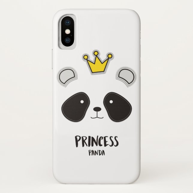 iphone x panda case (Back)
