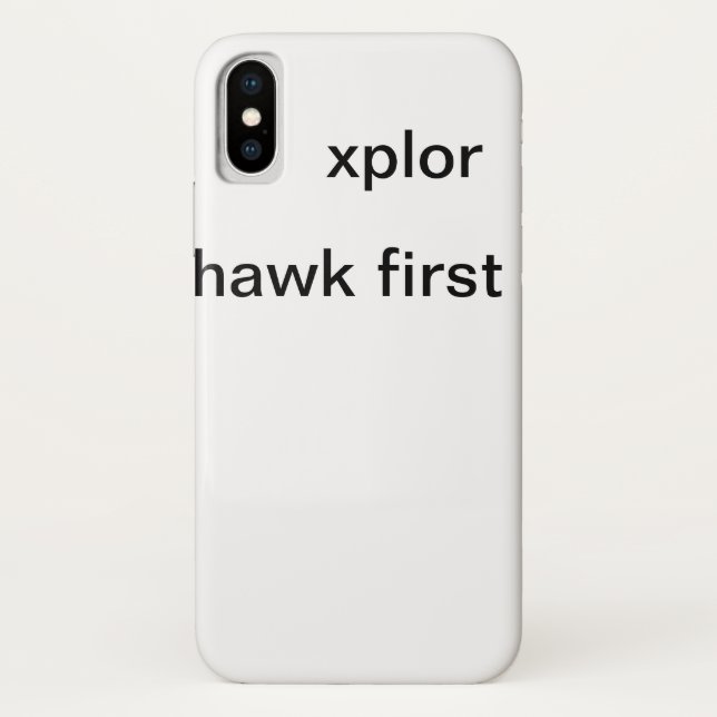 iphone x xplor case (Back)