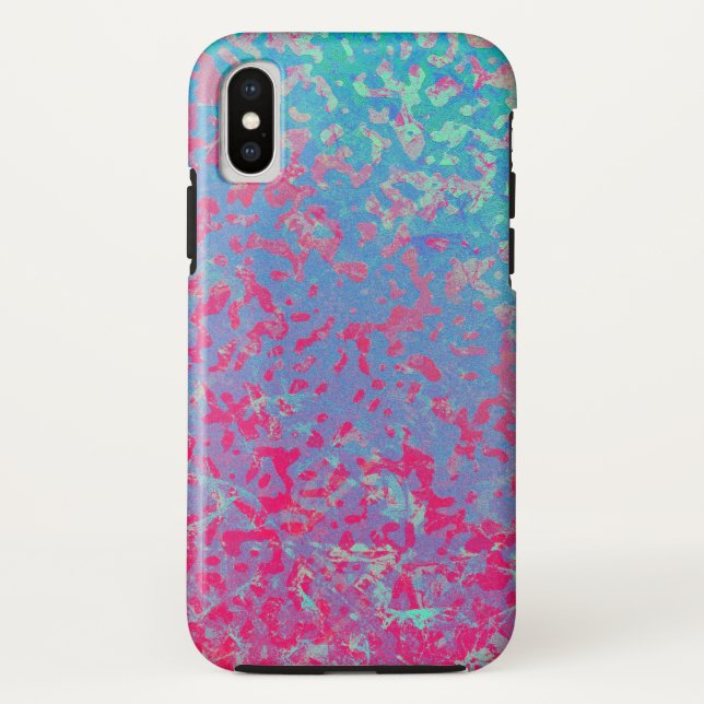 iPhone XS Case Colourful Corroded (Back)