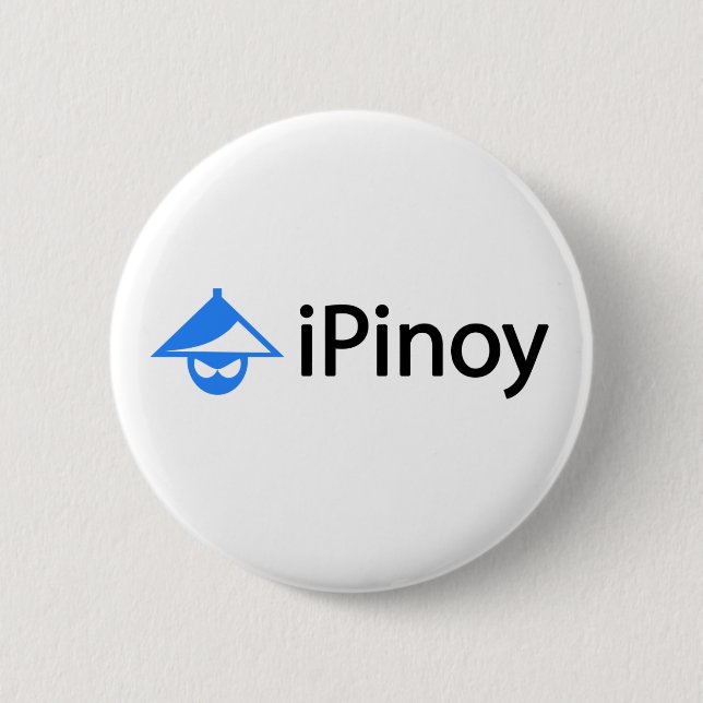 iPinoy 6 Cm Round Badge (Front)