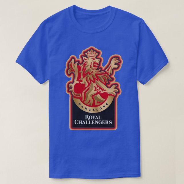 IPL RCB Royal Challengers Banglore Red T-Shirt (Design Front)