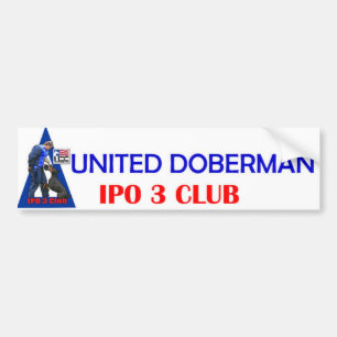 IPO 3 Club Bumper Sticker