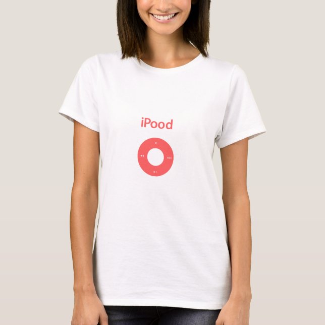 Ipod spoof Ipood pink T-Shirt (Front)