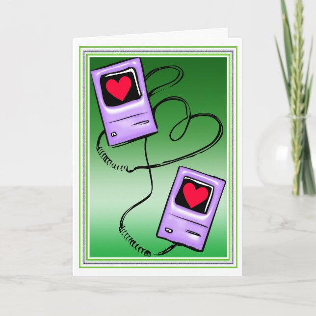 "iPod Twosome" Valentine Card (Front)