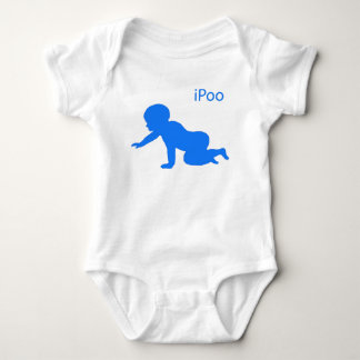 ipooblue baby bodysuit