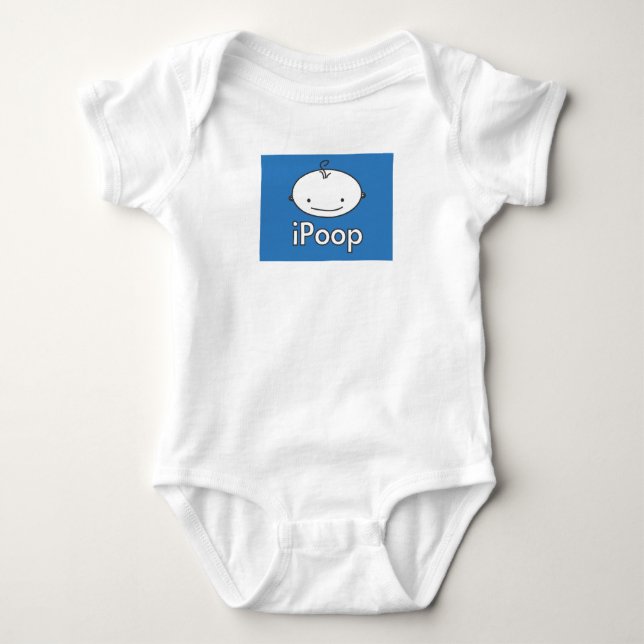iPoop Baby Bodysuit (Front)