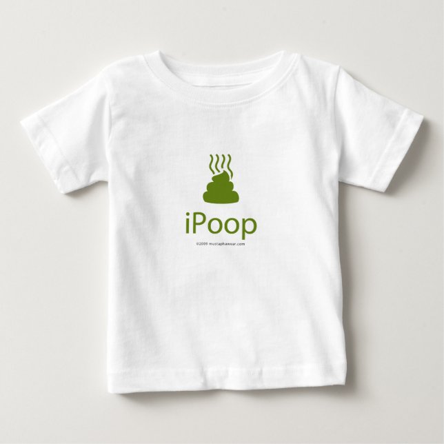 iPoop Baby T-Shirt (Front)