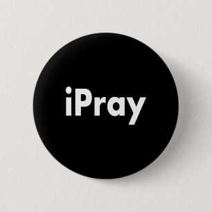 iPRAY 6 Cm Round Badge