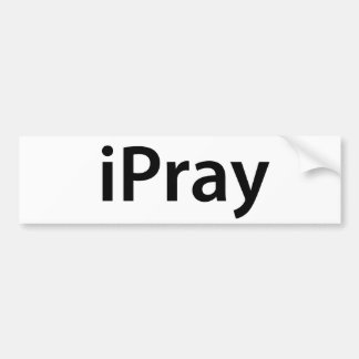 iPray bumper stickers