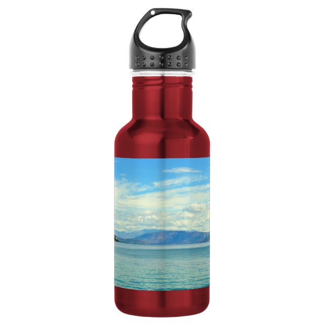 Ipsos beach Water Bottle (Front)