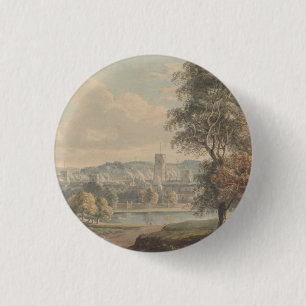 Ipswich from the Grounds of Christchurch Mansion - 3 Cm Round Badge