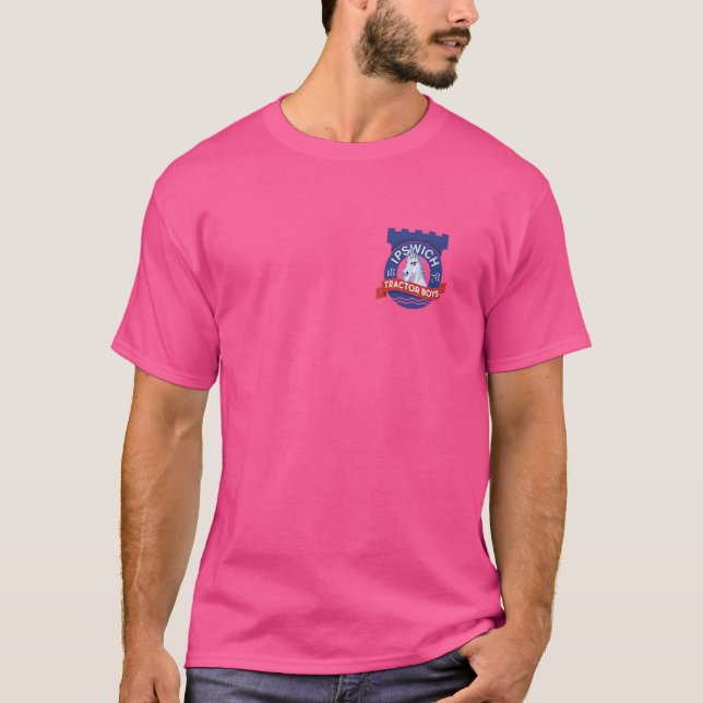 Ipswich Town Fan Tractor Boys - Small Suffolk Punc T-Shirt (Front)