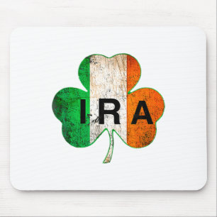 Ira Irish Lucky Shamrock St Patricks Day Ireland T Mouse Mat