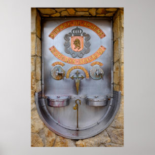 Irache Wine Fountain  Poster