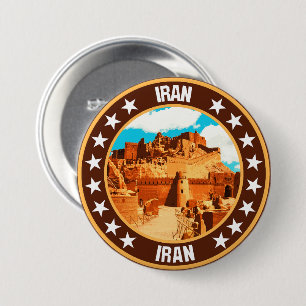 Iran 7.5 cm round badge