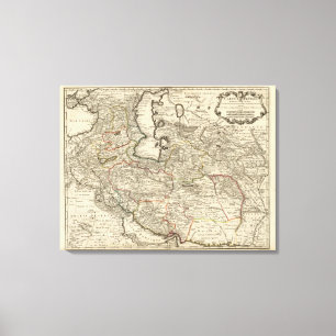 Iran, Afghanistan, Pakistan Canvas Print