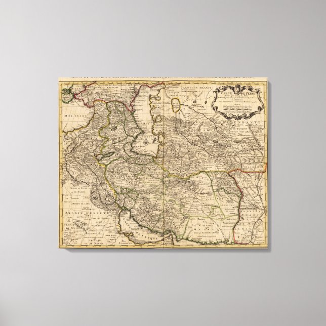 Iran and Asia Canvas Print (Front)