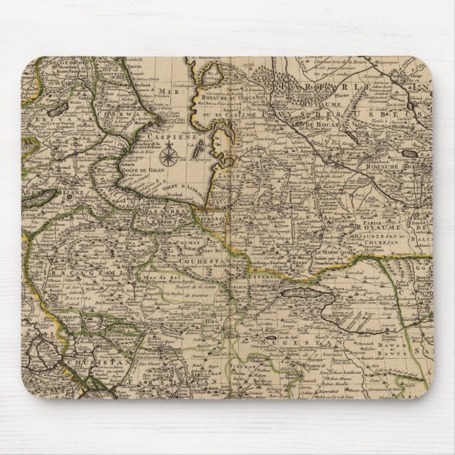 Iran and Asia Mouse Mat (Front)