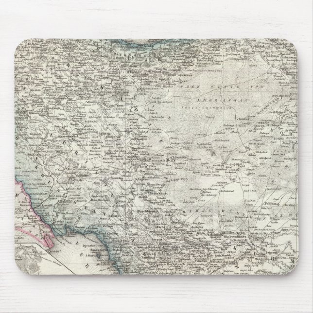 Iran and Iraq Mouse Mat (Front)