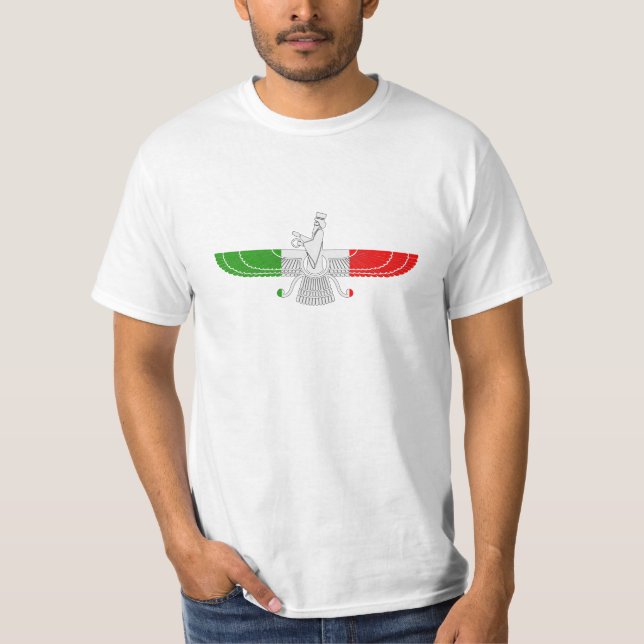 Iran Art | Farvahar, Farre kiyani T-Shirt (Front)
