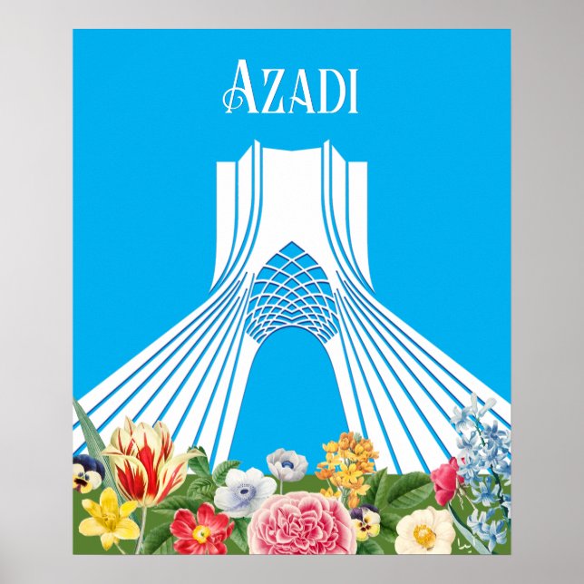 Iran Azadi (Freedom) Poster (Front)