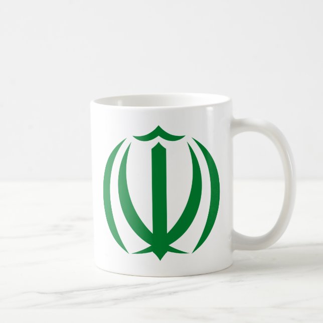 Iran Coat of Arms Mug (Right)